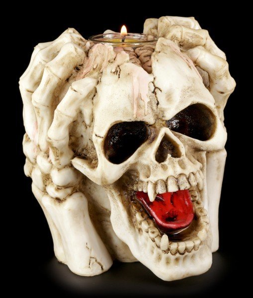 Skull Tealight Holder - Horrible Headache