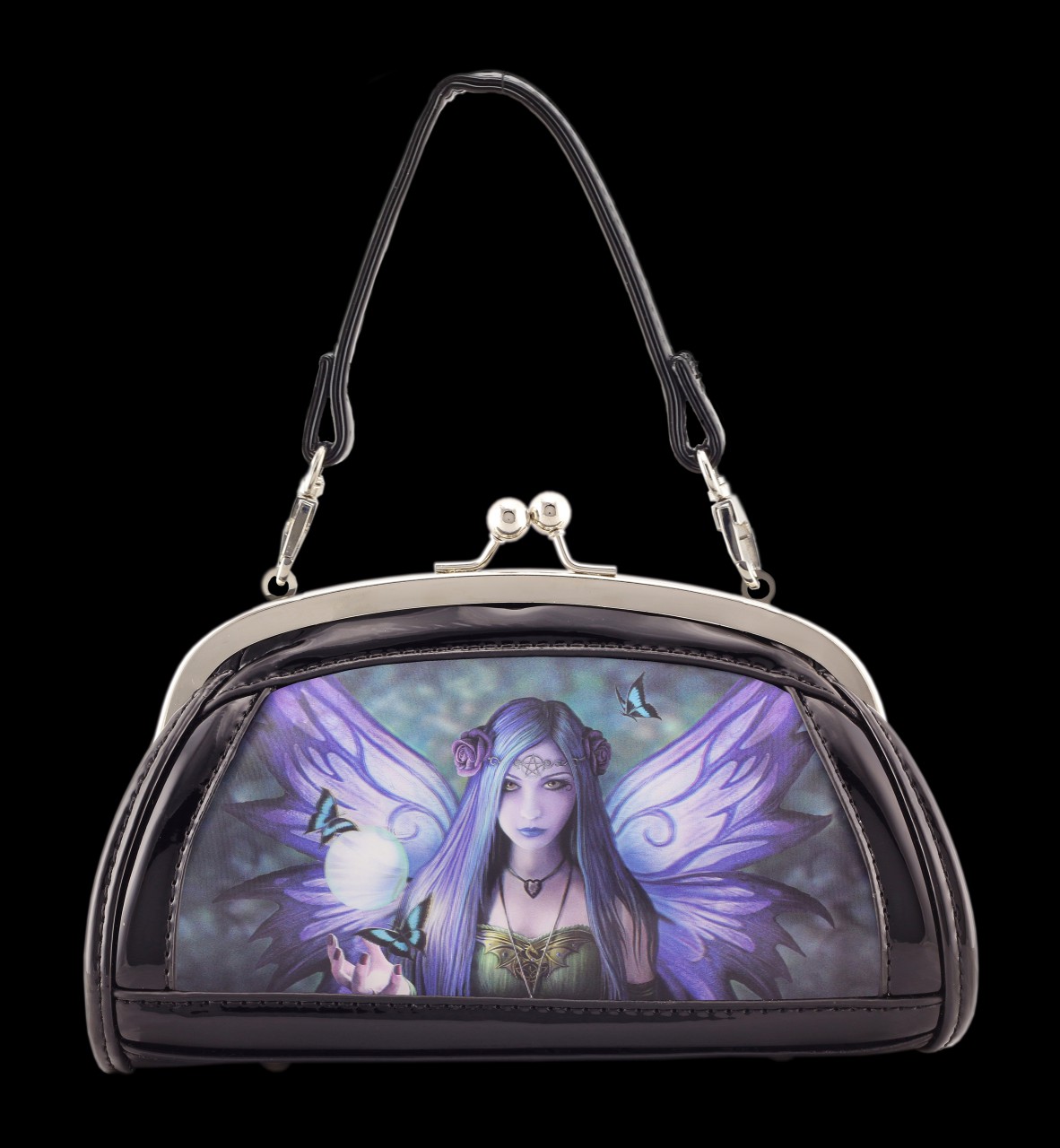 Lack Abend-Handtasche mit 3D Motiv - Mystic Aura