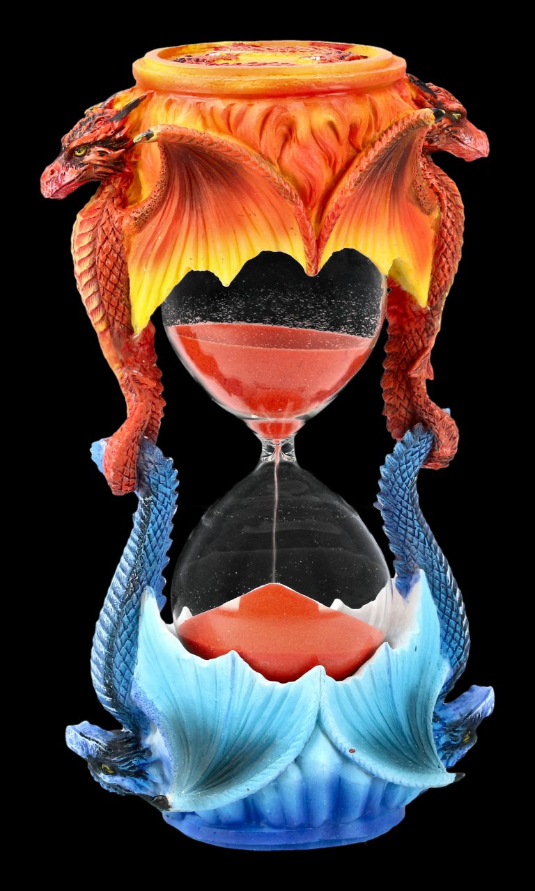 Hourglass - Fire and Ice Dragon