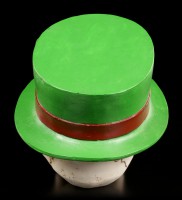 Irish Skull with removable Top Hat