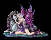Fairy Figurine - Evania with Unicorn