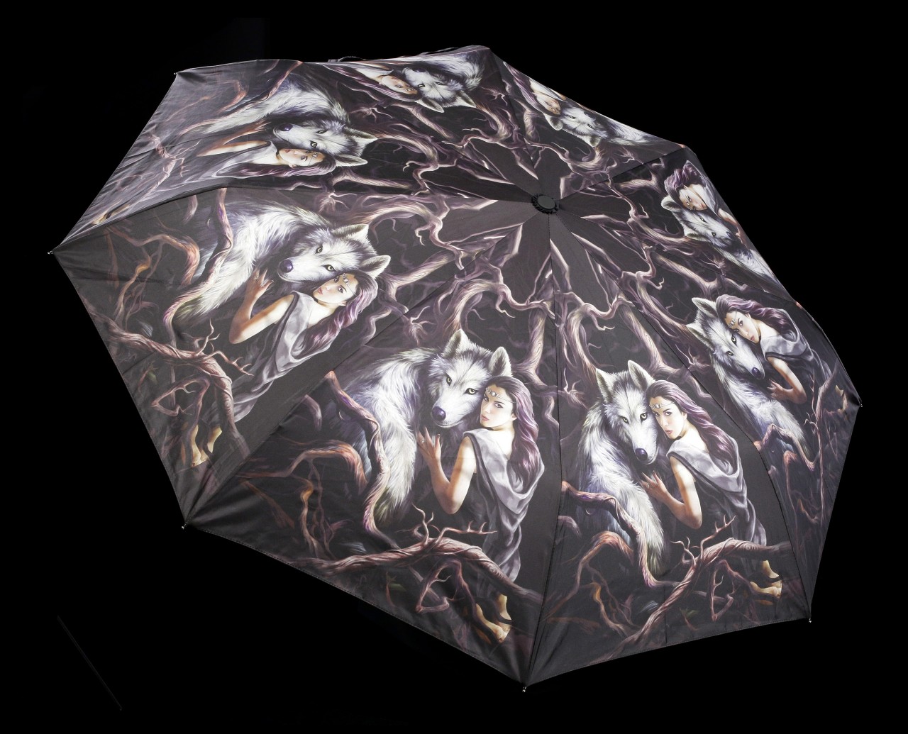 Regenschirm mit Wolf - Soul Bond