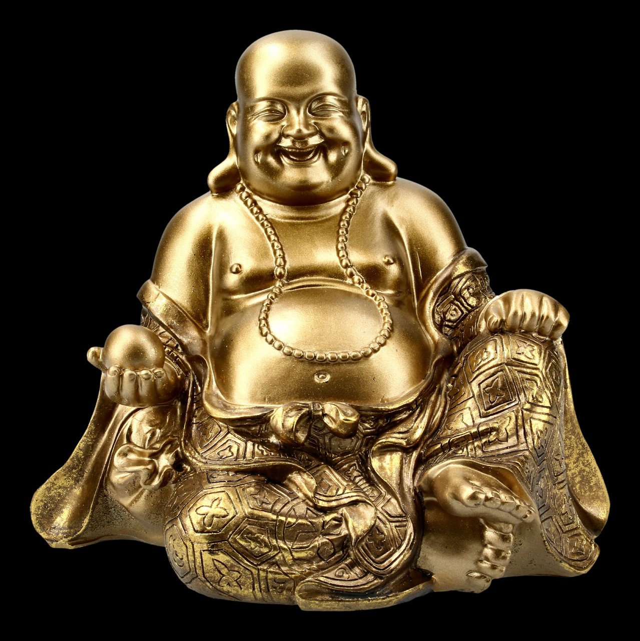 Happy Buddha Figurine laughing