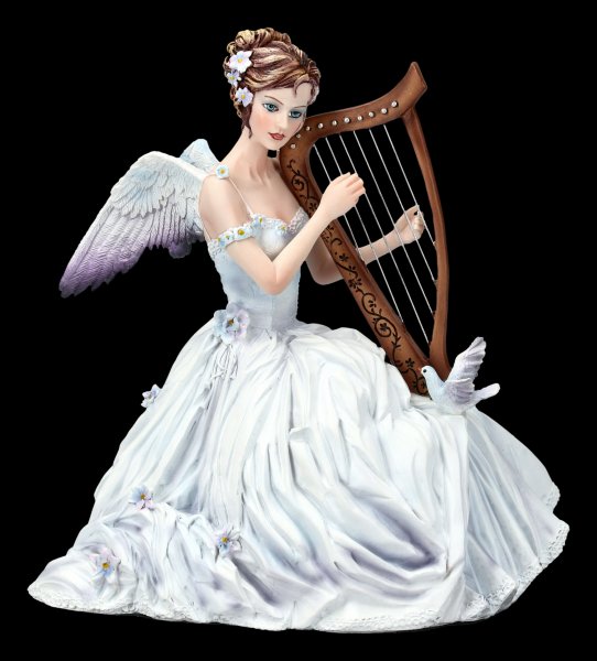 Engel Figur mit Harfe - Chorus by Nene Thomas