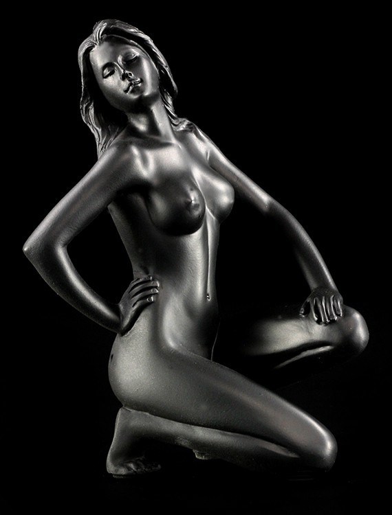 Female Nude Figurine - Dora black