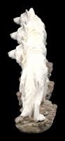Wolf Figurines - Standing White Set of 3