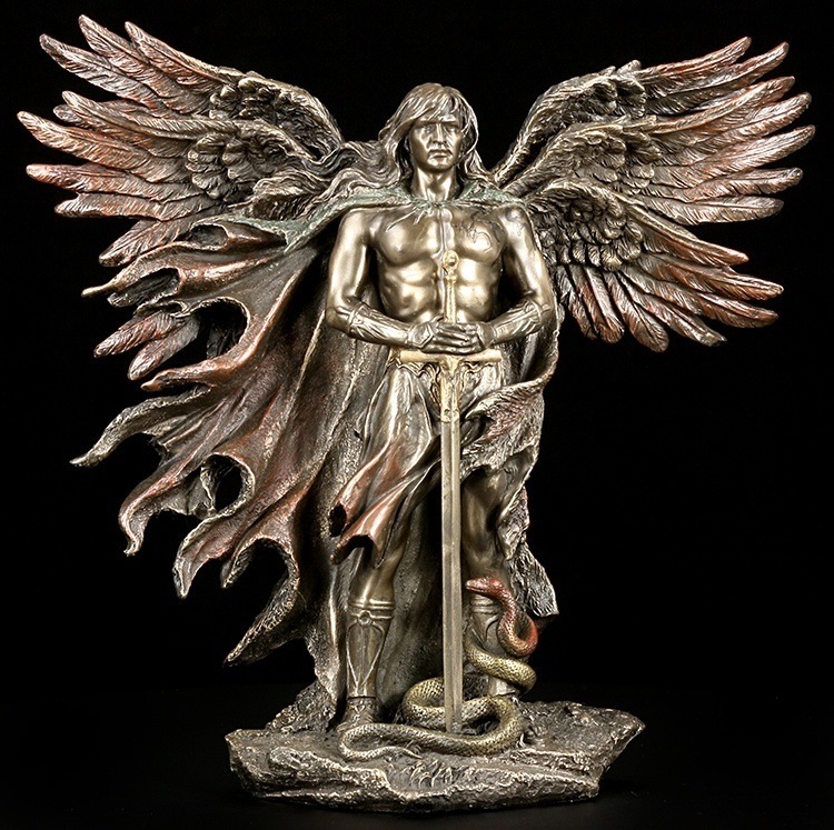 Archangel Metatron Figure with Six Wings - Angel Statue ...
