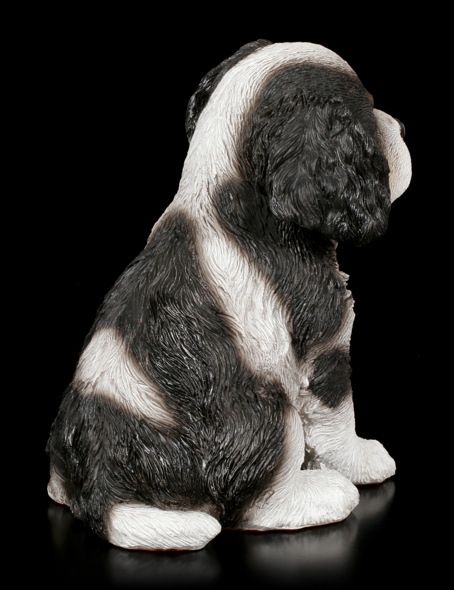 Cavalier King Charles Spaniel Hunde Welpen Figur niedliche Hundefigur Deko