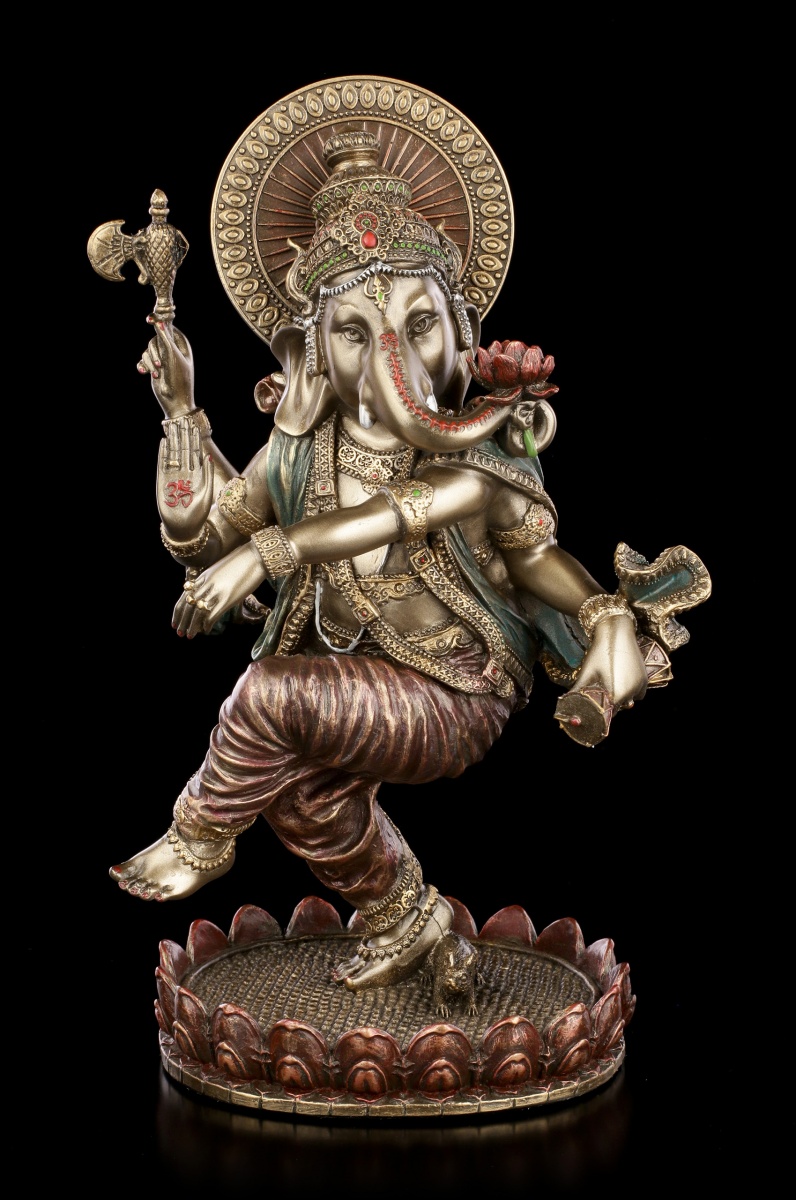 Ganesha Figur tanzend Indischer Elefantengott Veronese Indische Gottheit